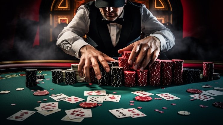 Antarmuka permainan Relax Gaming di erek 95 dengan tombol putar dan pengaturan taruhan